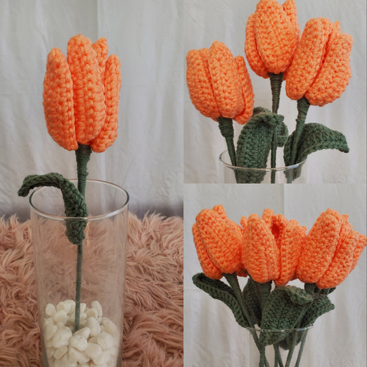 crochet tulips